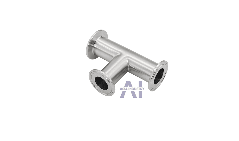 tê vi sinh nối clamp 5