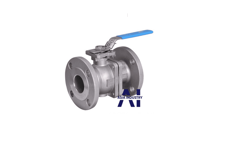 van bi inox mặt bích DN80 7
