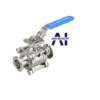 Van bi vi sinh nối clamp 3