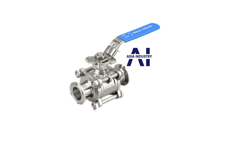 Van bi vi sinh nối clamp 3