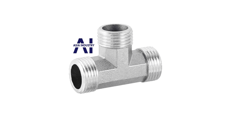 tê ren inox DN15 3