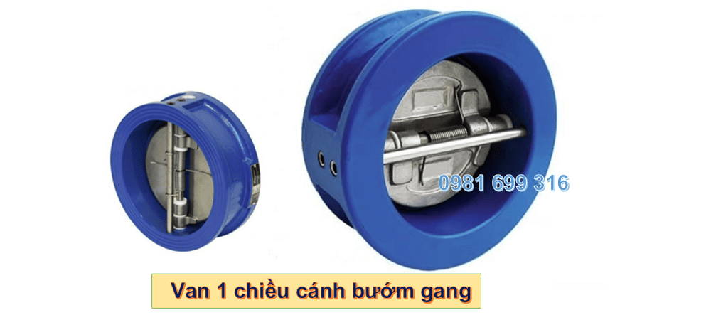 van 1 chiều cánh bướm gang 1