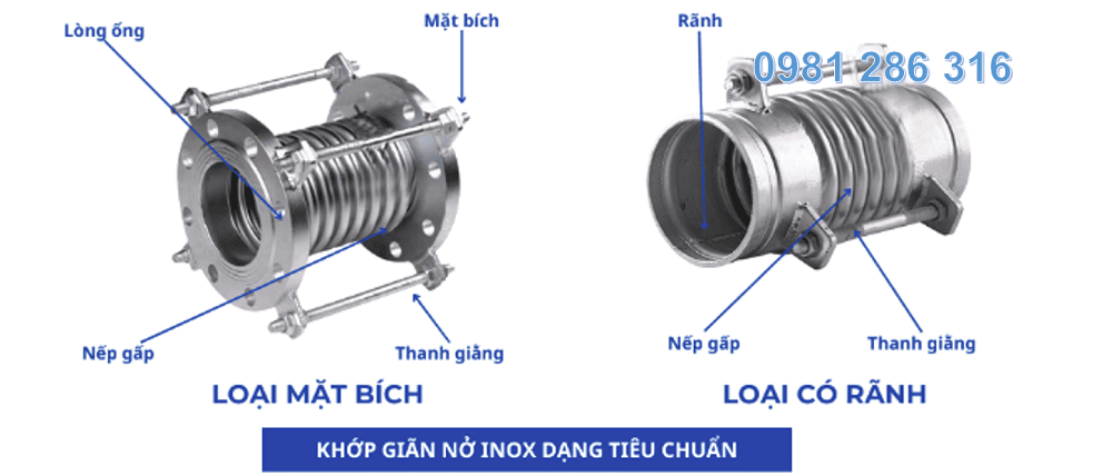 Khớp giãn nở inox 2
