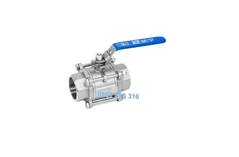 van bi tay gạt inox 304 DN50 5